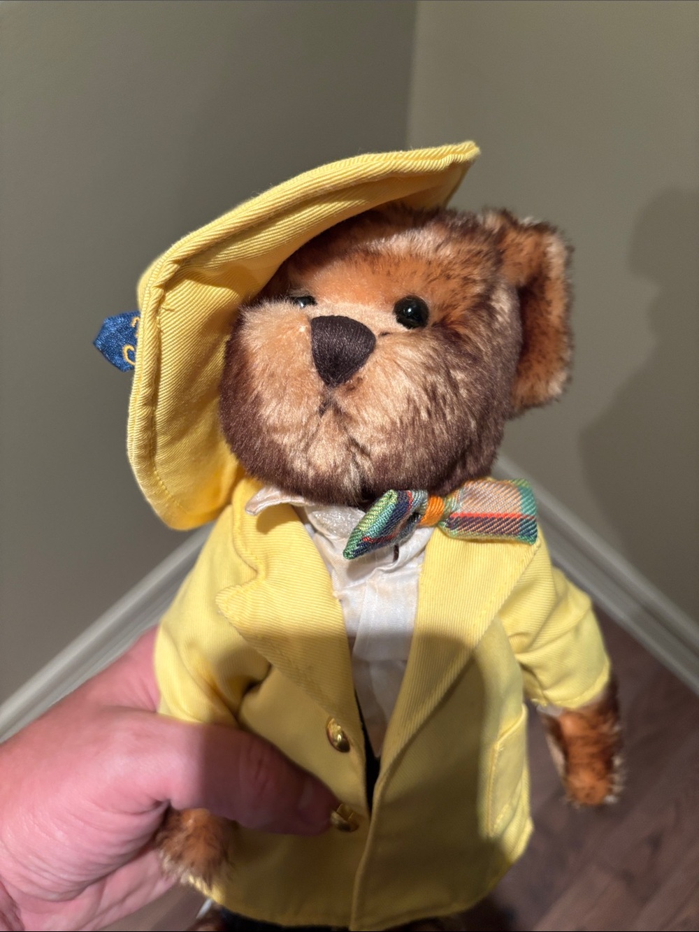 Yellow Kids' Rain Jacket with Hat - Brand Unspecified